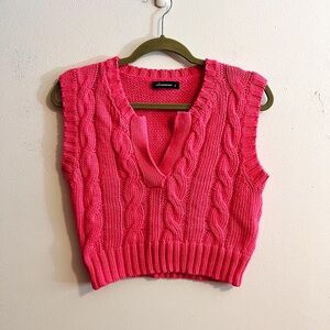 olivaceous sweater vest - 100% cotton